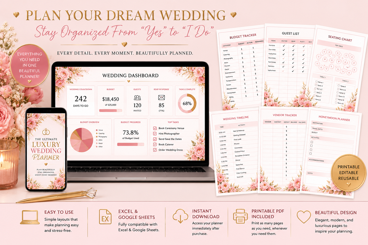 The Ultimate Luxury Wedding Planner ￼